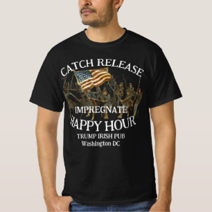 T-shirt Trump Chemise noire Brun Mussolini Gestapo ICE CBP