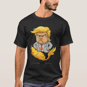 T-shirt Trump Chicken Jockey Satire - Humour politique amu
