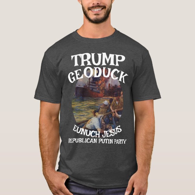 T-shirt Trump chie Dan capitaine sous-marinNM (Devant)