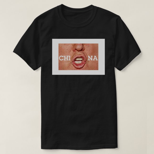 T-shirt Trump Chine masque le masque (Design devant)