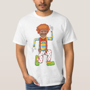 T-shirt Trump Clown Funny Orange Hair Value Budget Fab