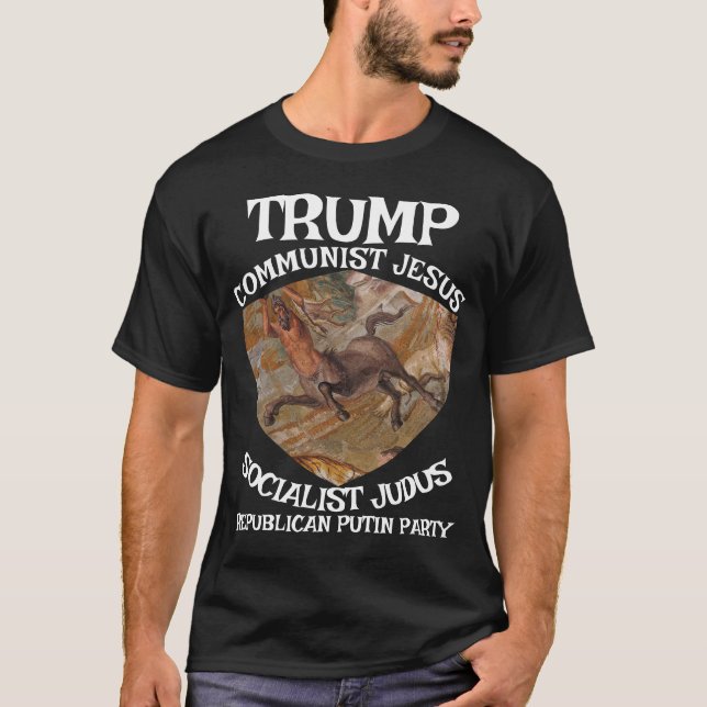 T-shirt Trump Communist Socialist Judas Jesus Muslim (Devant)