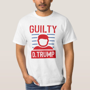 T-shirt Trump coupable