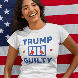 T-shirt Trump coupable