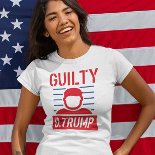 T-shirt Trump coupable