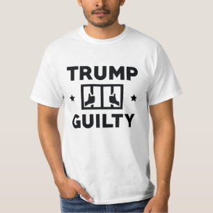 T-shirt Trump coupable