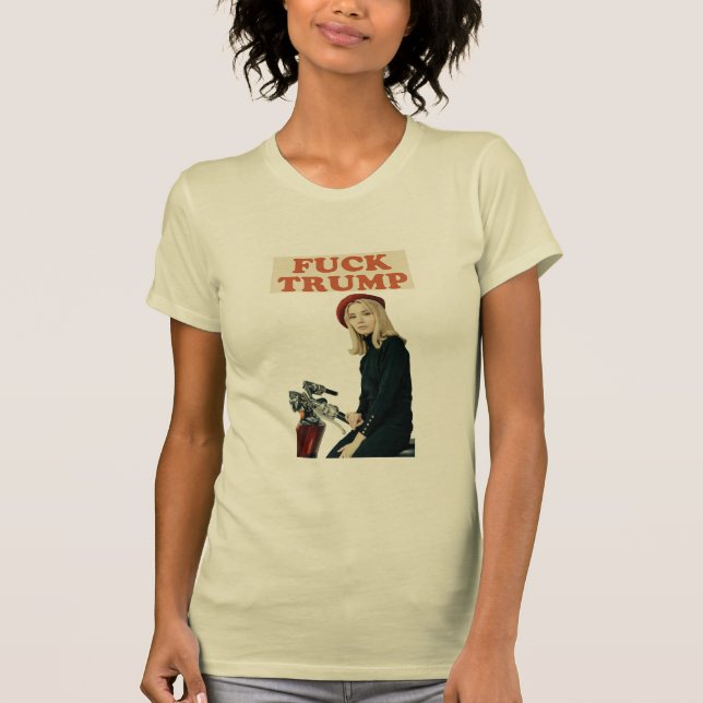 T-shirt Trump creme (Devant)