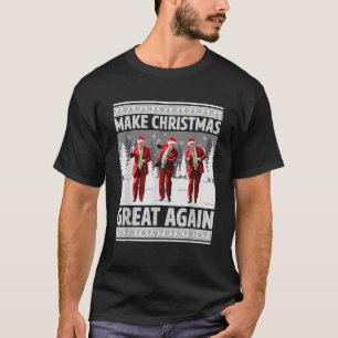 T-shirt Trump Dance Le Père Noël Rendre Noël magnifique