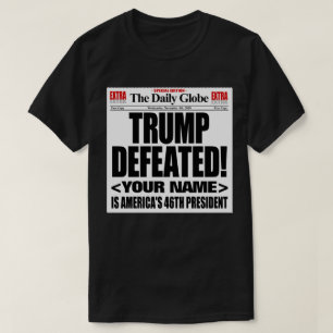 T-shirt Trump Defeated Fake 2020 Newspaper - Ajouter Votre