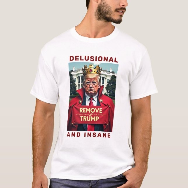 T-shirt Trump délirant et fou (Devant)