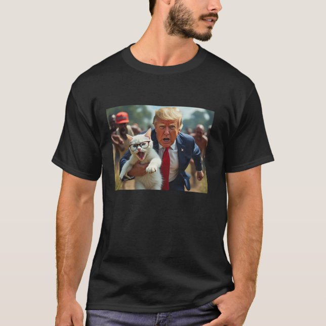 T-shirt Trump Détient Le Vote De Chat Trump Pets For Trump (Devant)