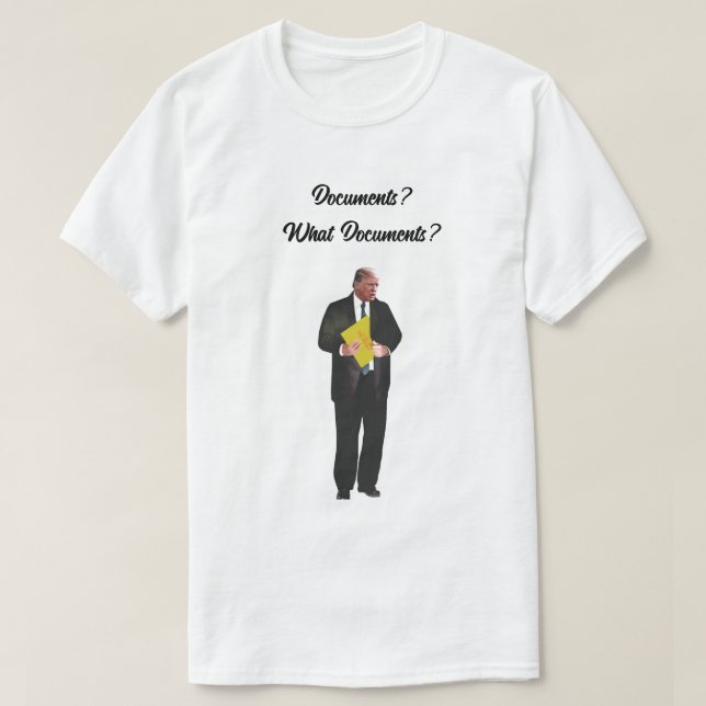 T-shirt Trump Documents (Design devant)