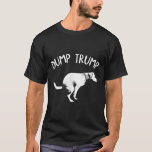 T-shirt Trump Dog Pooping Dump