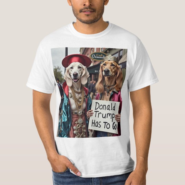 T-shirt Trump doit aller à l'ère de la politique (Devant)