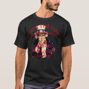 T-shirt TRUMP Don le Con mis en examen inculpé accusé 2045