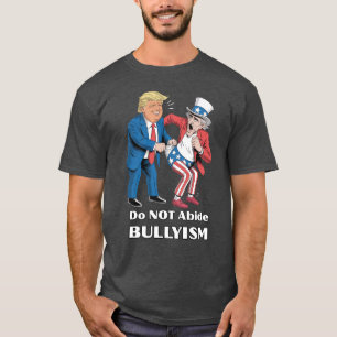 T-shirt Trump donnant un doigt d'honneur à l'Oncle Sam – B