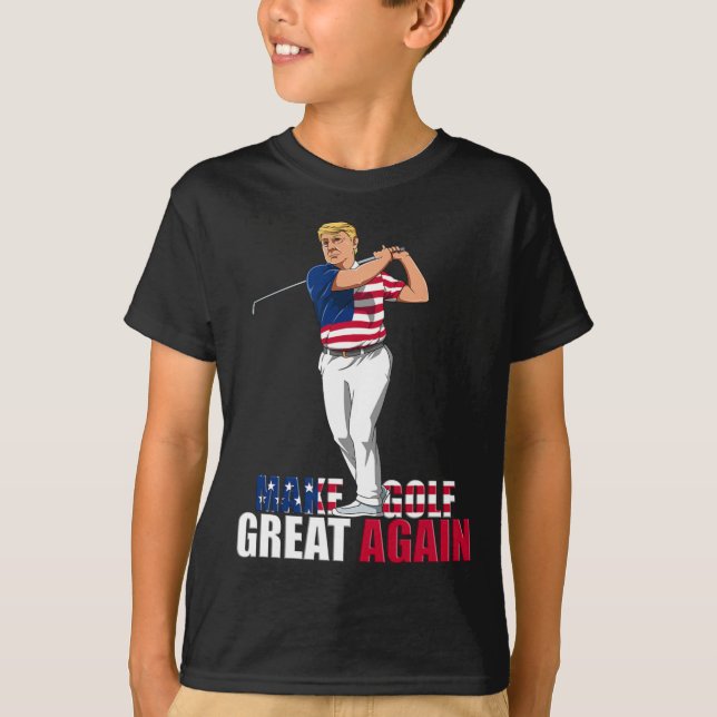 T-shirt Trump - Drôle cadeau Golf (Devant)