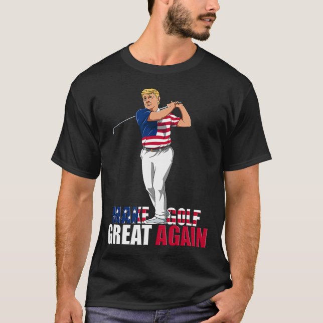 T-shirt Trump - Drôle cadeau Golf (Devant)