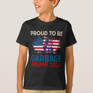 T-shirt Trump Élection 2024 Fière D'Être Des Ordures Vote