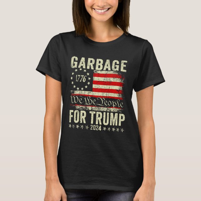 T-shirt Trump Élections 2024 Dépouille Voter Pour Trump Pr (Devant)