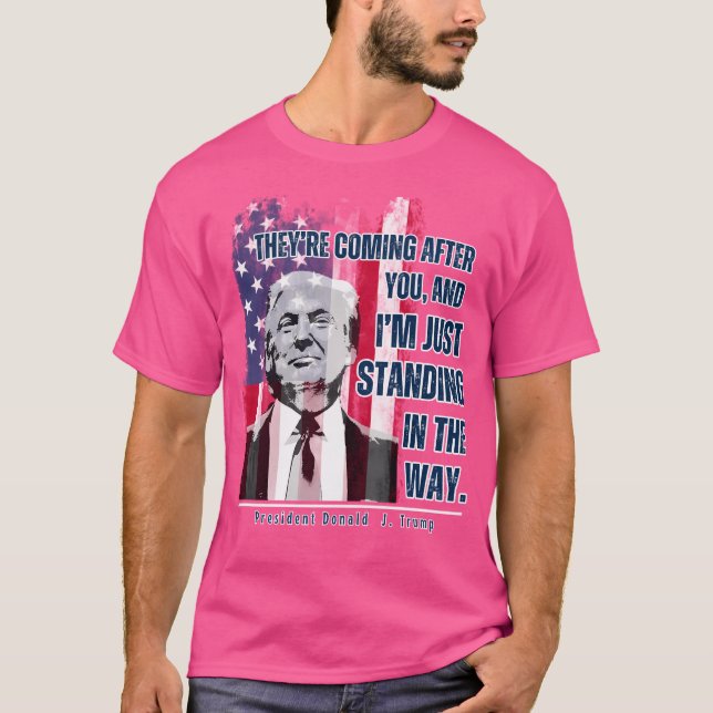 T-shirt Trump En Chemin (Devant)