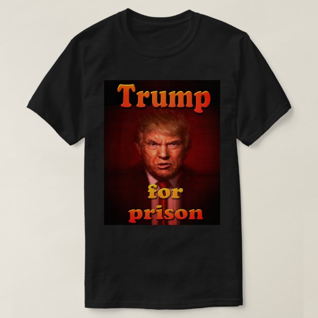 T-shirt trump en prison (Design devant)