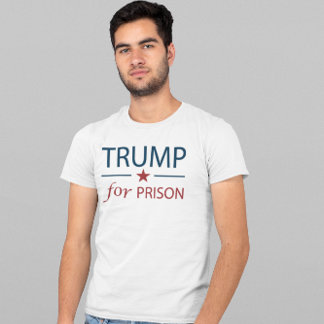 T-shirt Trump En Prison Contre Trump Slogan Politique