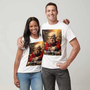T-shirt Trump en tant qu'elfe de Noël en colère