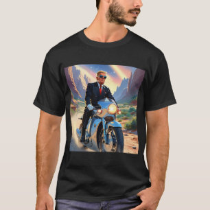 T-shirt Trump équitation Motorcycle Belle rue sud-ouest Ét