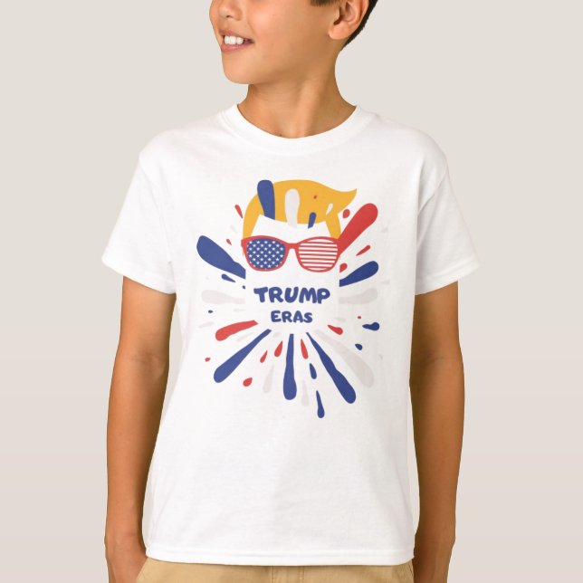 T-shirt trump eras vote gamin (Devant)