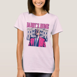 T-shirt Trump est de retour Rose 2024 Reprenez l'Amérique