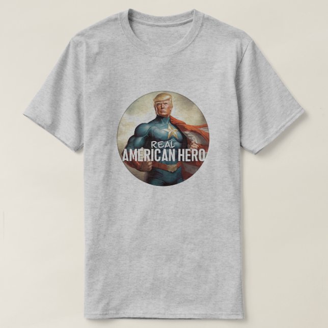 T-shirt Trump est le véritable héros (Design devant)