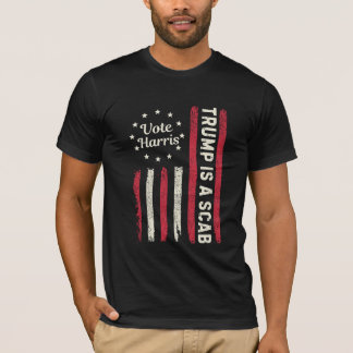 T-shirt Trump Est Le Vote Harris Du SCAB