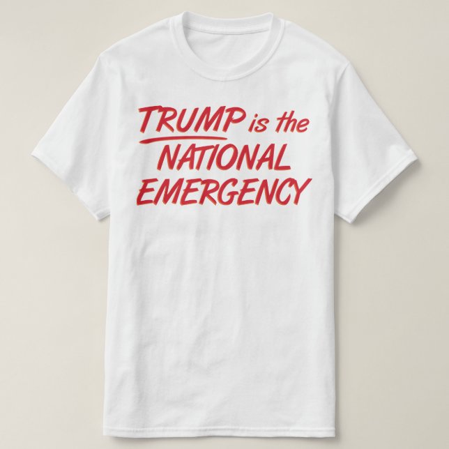 T-shirt Trump Est L'Urgence Nationale (Design devant)