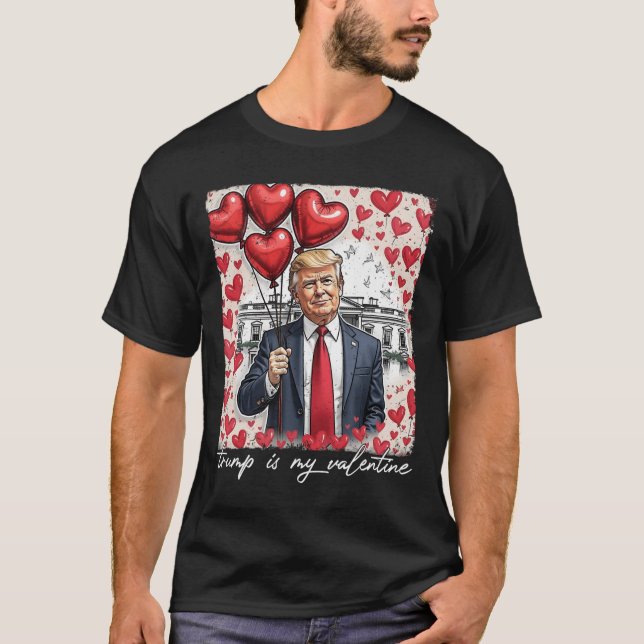 T-shirt Trump est ma Saint Valentin drôle Trump Valentines (Devant)