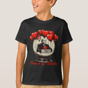 T-shirt Trump Est Mon Retro Valentine Snow Globe W
