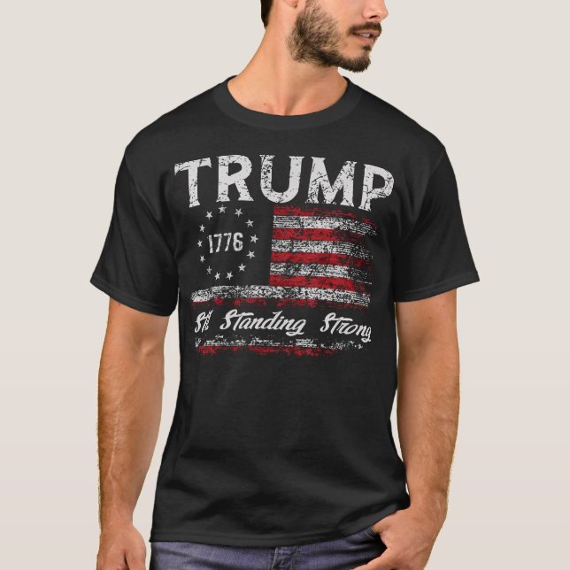 T-shirt Trump est toujours un président fort Donald Trump (Devant)