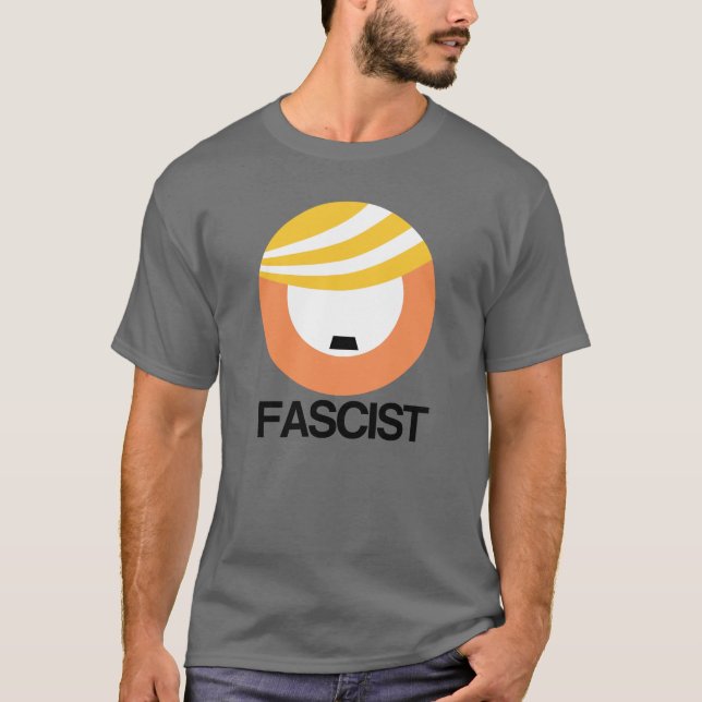 T-shirt Trump est un fasciste (Devant)