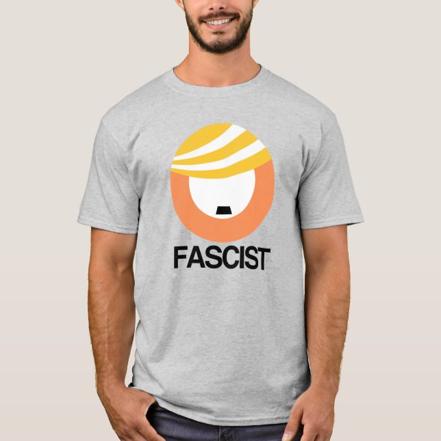 T-shirt Trump est un fasciste (Devant)