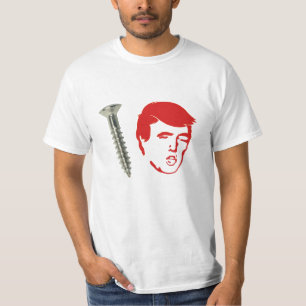 T-shirt Trump et Donald Trump à la traîne politique