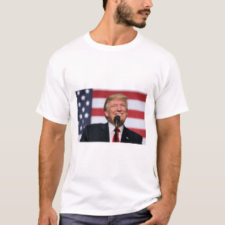 T-shirt Trump et drapeau