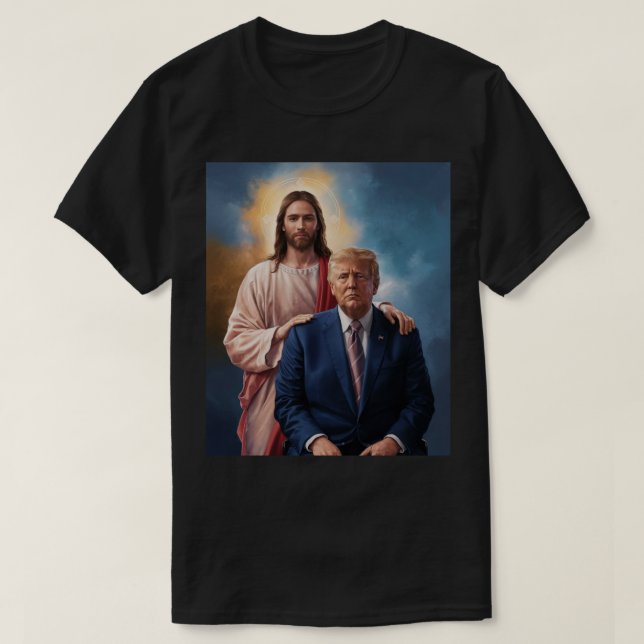 T-shirt Trump et Jésus (Design devant)