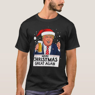 T-shirt Trump et l'Amérique reprennent le grand Noël