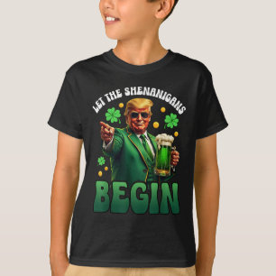 T-shirt Trump et le Jour de la Saint Patrick amusant laiss