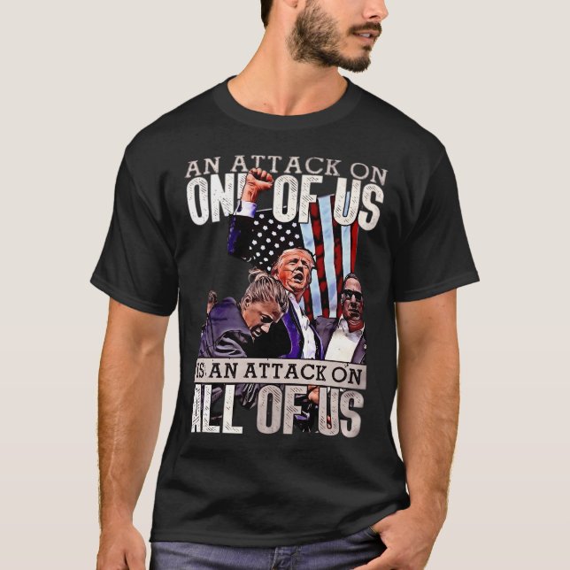 T-shirt Trump et le président (Devant)