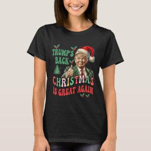 T-shirt Trump et Trump se réjouissent à nouveau de Noël de