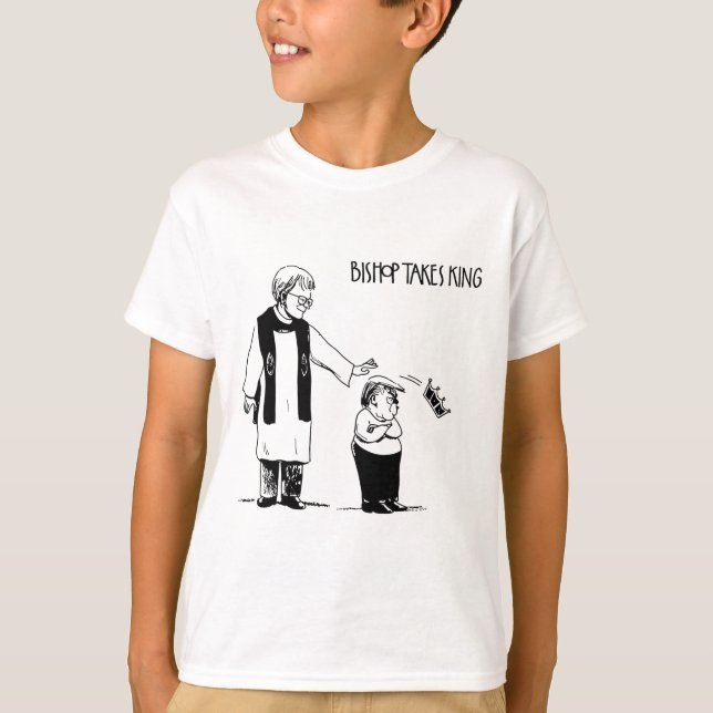 T-shirt Trump évêque prend roi  (Devant)