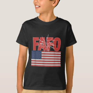 T-shirt Trump Fafo, Drôle Fafo Trump American Flag
