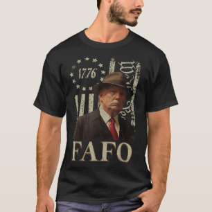 T-shirt Trump Fafo, Drôle Fafo Trump American Flag