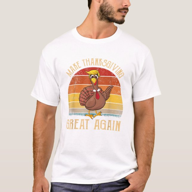 T-shirt Trump fait Thanksgiving (Devant)